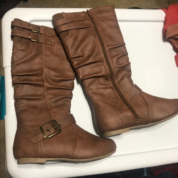 Camel colored Top Moda boots - Picture 1 of 4